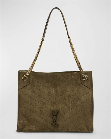 the niki ysl|YSL niki bag suede.